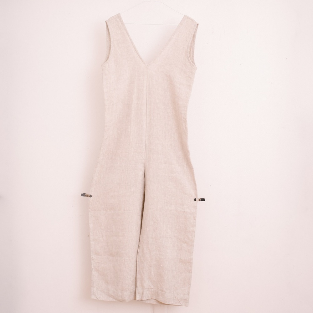 Elizabeth Suzann Mara Jumpsuit Mid-weight Linen